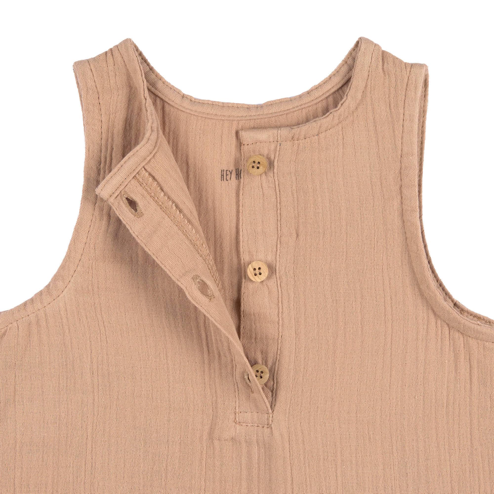 Musselin Jumpsuit - Bio Baumwolle, Orange