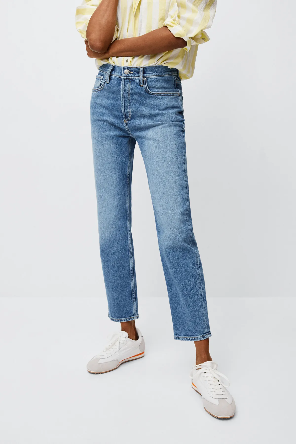 MANGO  27071147 Damen/Mädchen Mittelblau