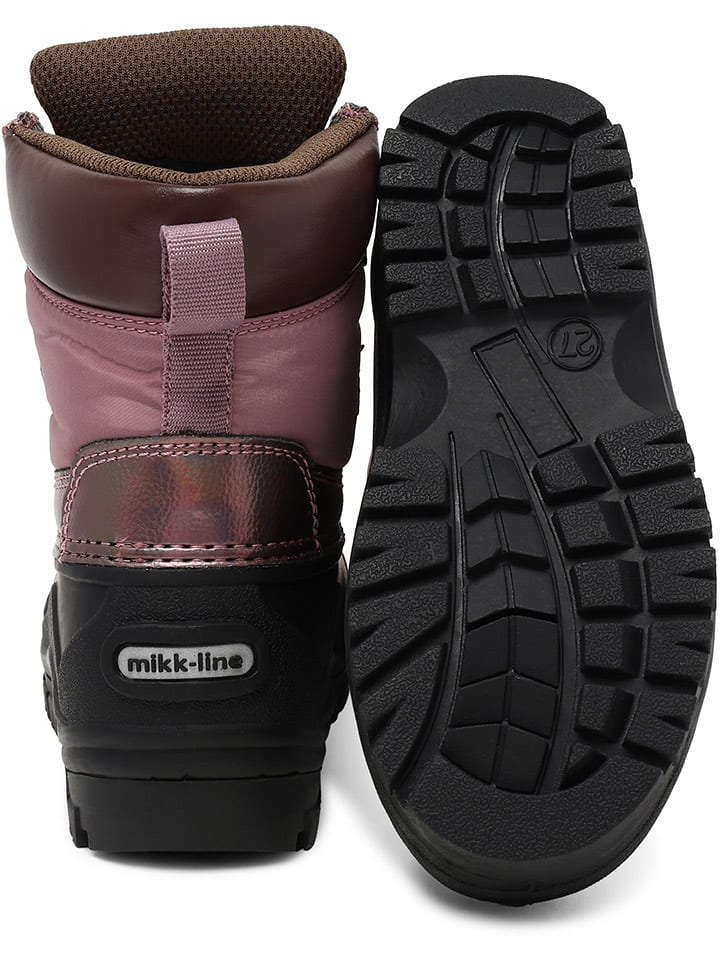 mikk-line Winterboots in Rosa/ Schwarz günstig kaufen