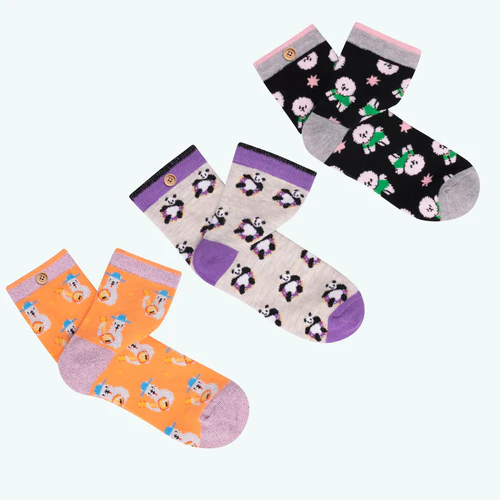 Crazy Animals grey socks