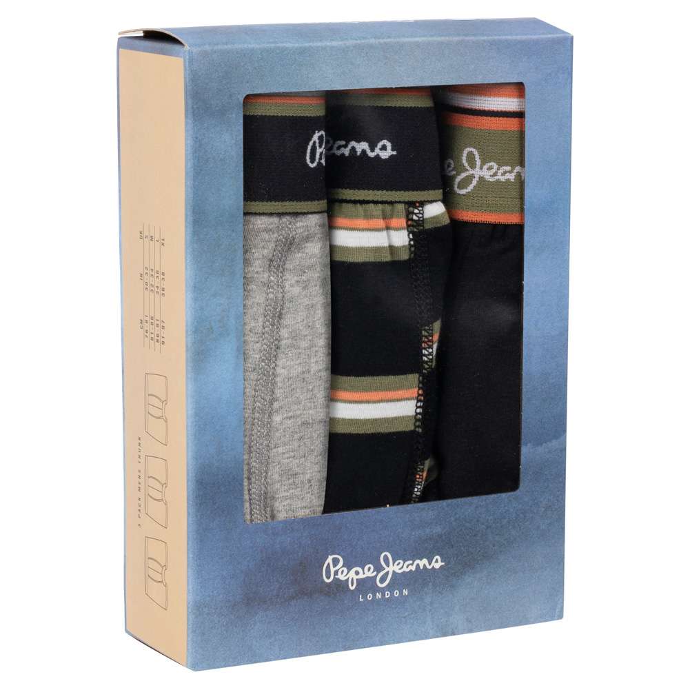 Pepe Jeans Elijah Herren Boxershorts 3er-Pack U5_F3563_PEP-0AA