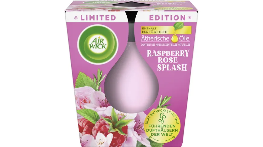 Air Wick Duftkerze Raspberry Rose Splash