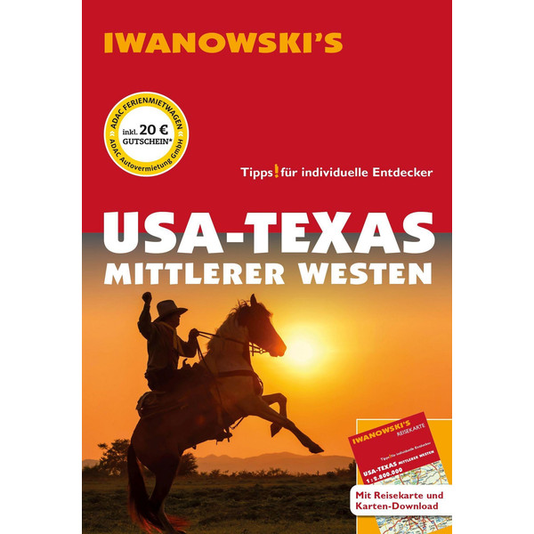 USA-TEXAS &  MITTLERER WESTEN - REISEFÜHRER VON IWANOWSKI - Reiseführer