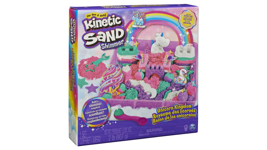 Spin Master - Kinetic Sand - Rainbow Unicorn Playset