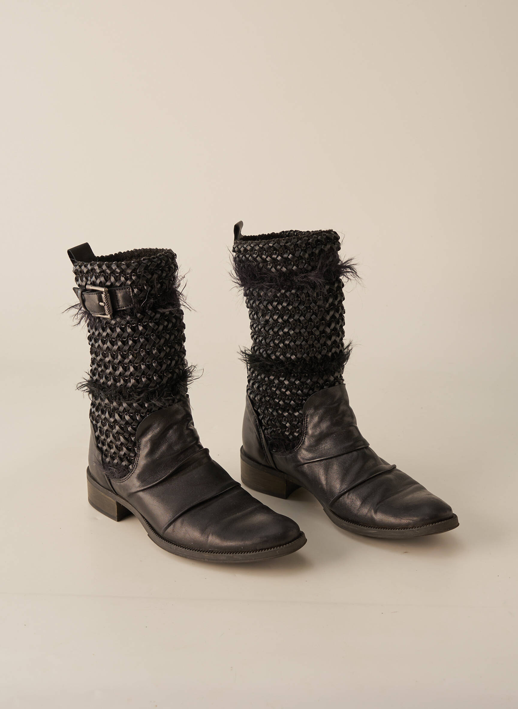 France Mode Bottines Femme couleur noir