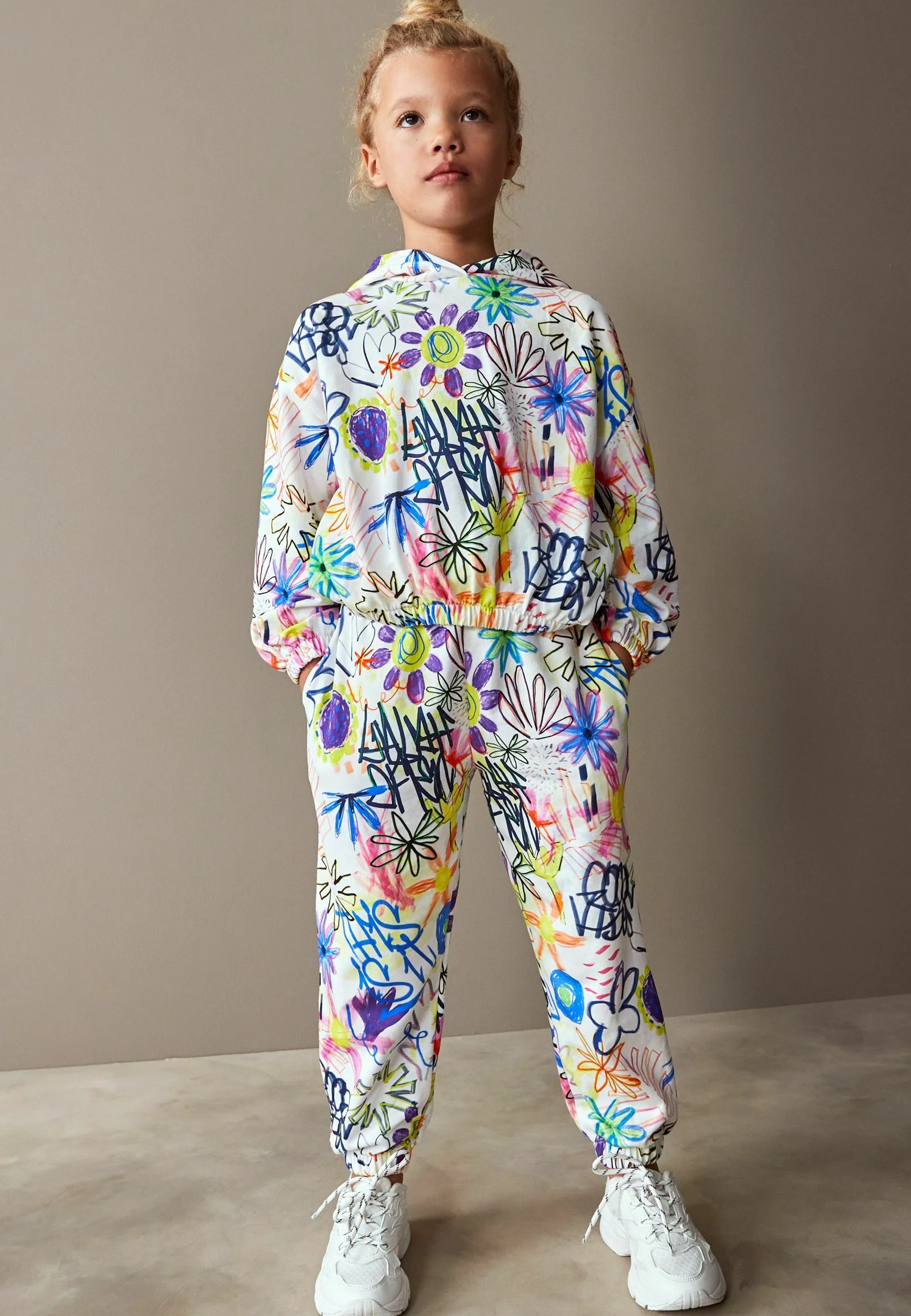 Siguiente CONJUNTO DE SUDADERA CON CAPUCHA Y JOGGERS - AJUSTE REGULAR - Chándal