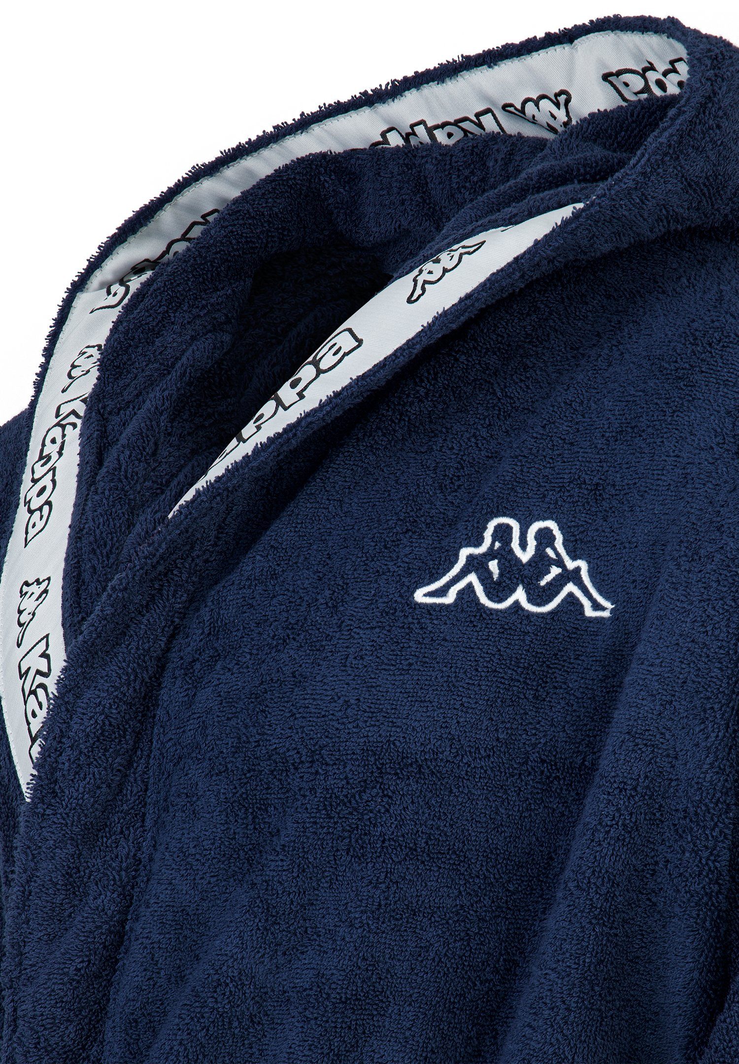Kappa Bademantel Bathrobe Unisex, Baumwolle