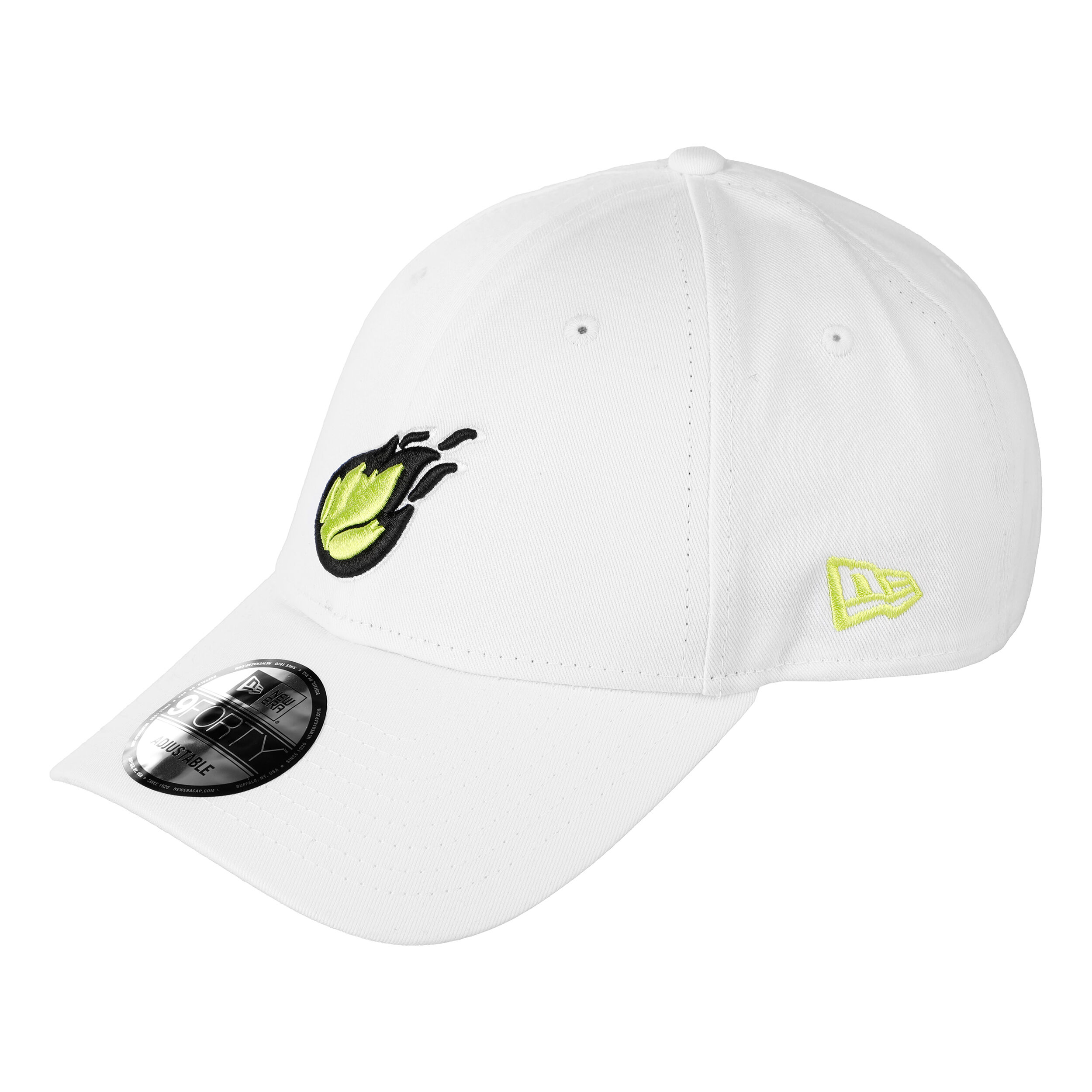 New Era 9FORTY Fireball Cap - Weiß, Gelb