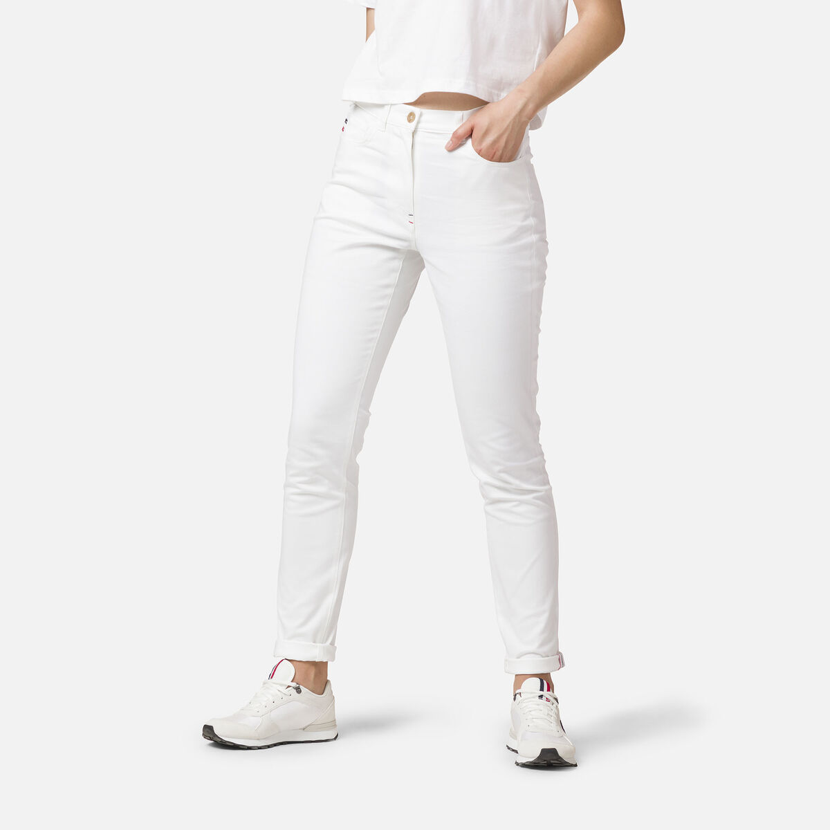 Damenhose aus Bio-Baumwolle Slim Fit