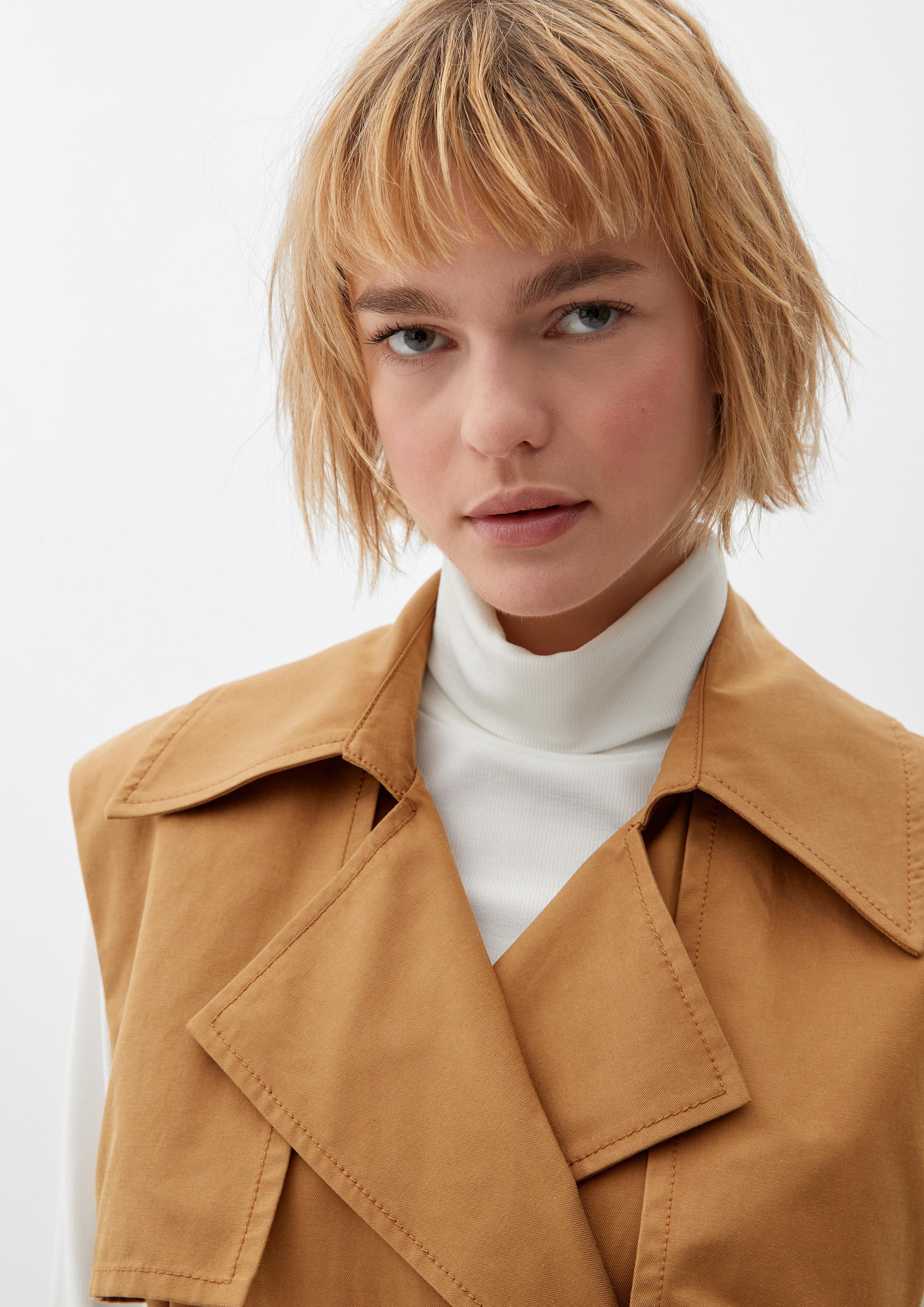 Trench-Weste aus Twill  2117296-8469