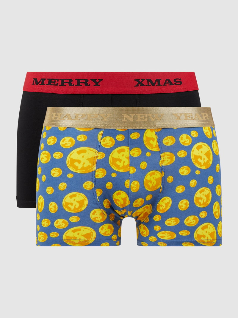 Trunks im 2er-Pack in senfgelb