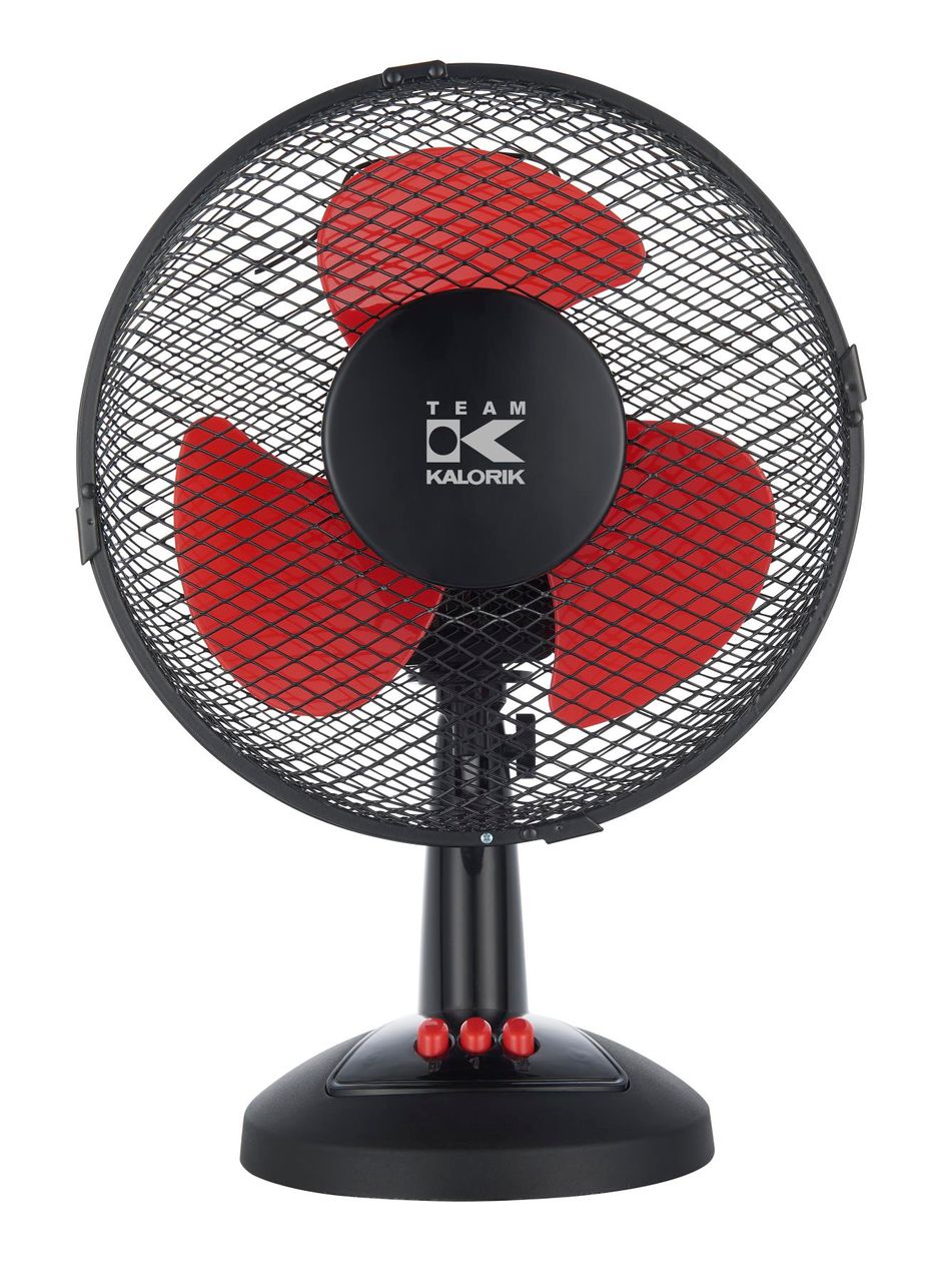 Kalorik Tischventilator TKG VT 1043 RD, Durchmesser 23 cm, 30 Watt