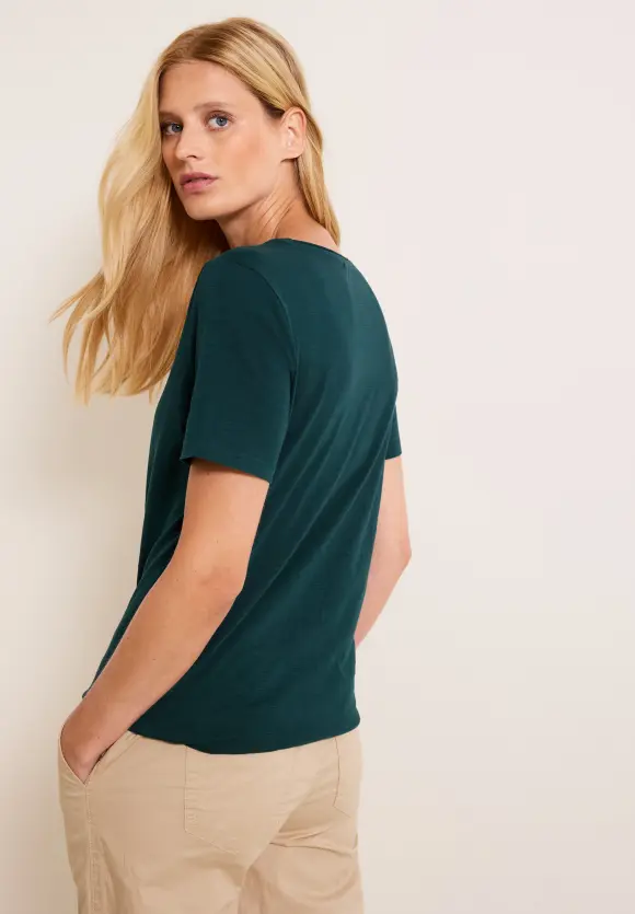 CECIL Basic T-Shirt in Unifarbe