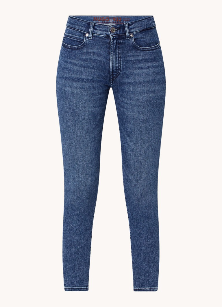 Blugi HUGO BOSS 932 Stretch Slim Fit cu talie medie