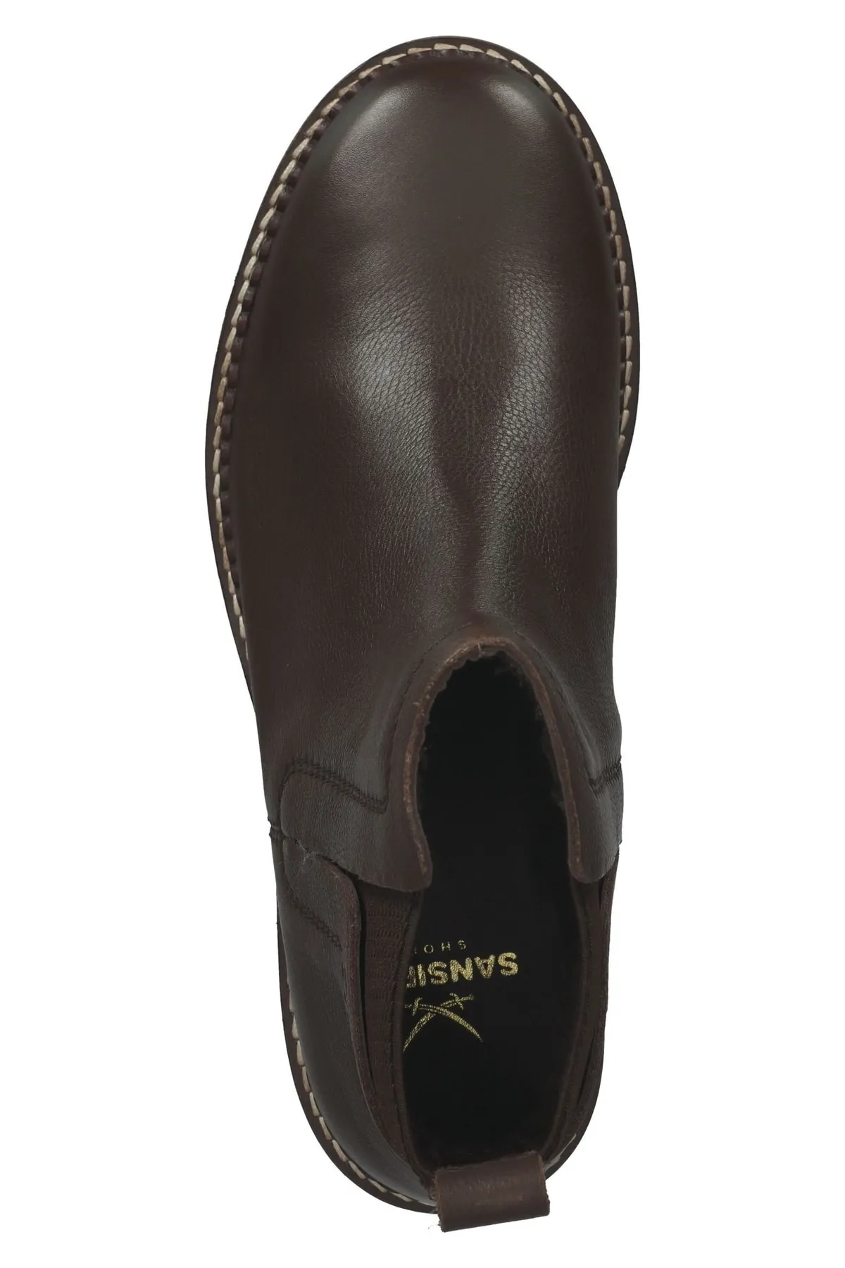 Sansibar  Stiefelette - Braun - Blockabsatz