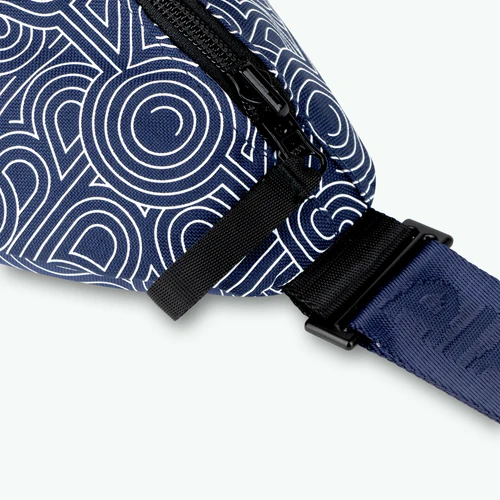 Small Antibes navy blue fanny pack