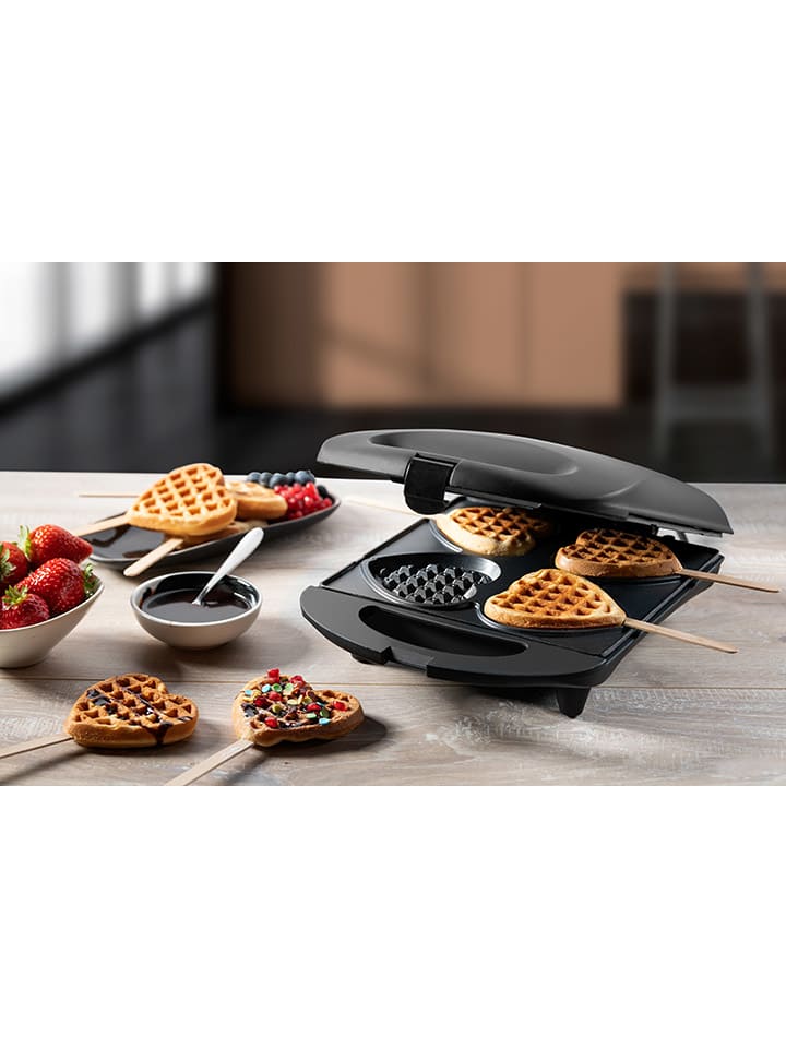 bESTRON Waffeleisen in Schwarz günstig kaufen onesize
