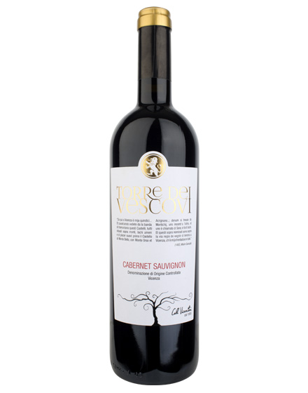 Vicenza DOC Torre dei Vescovi Cabernet Sauvignon 2021 Colli Vicentini 0,75 ℓ