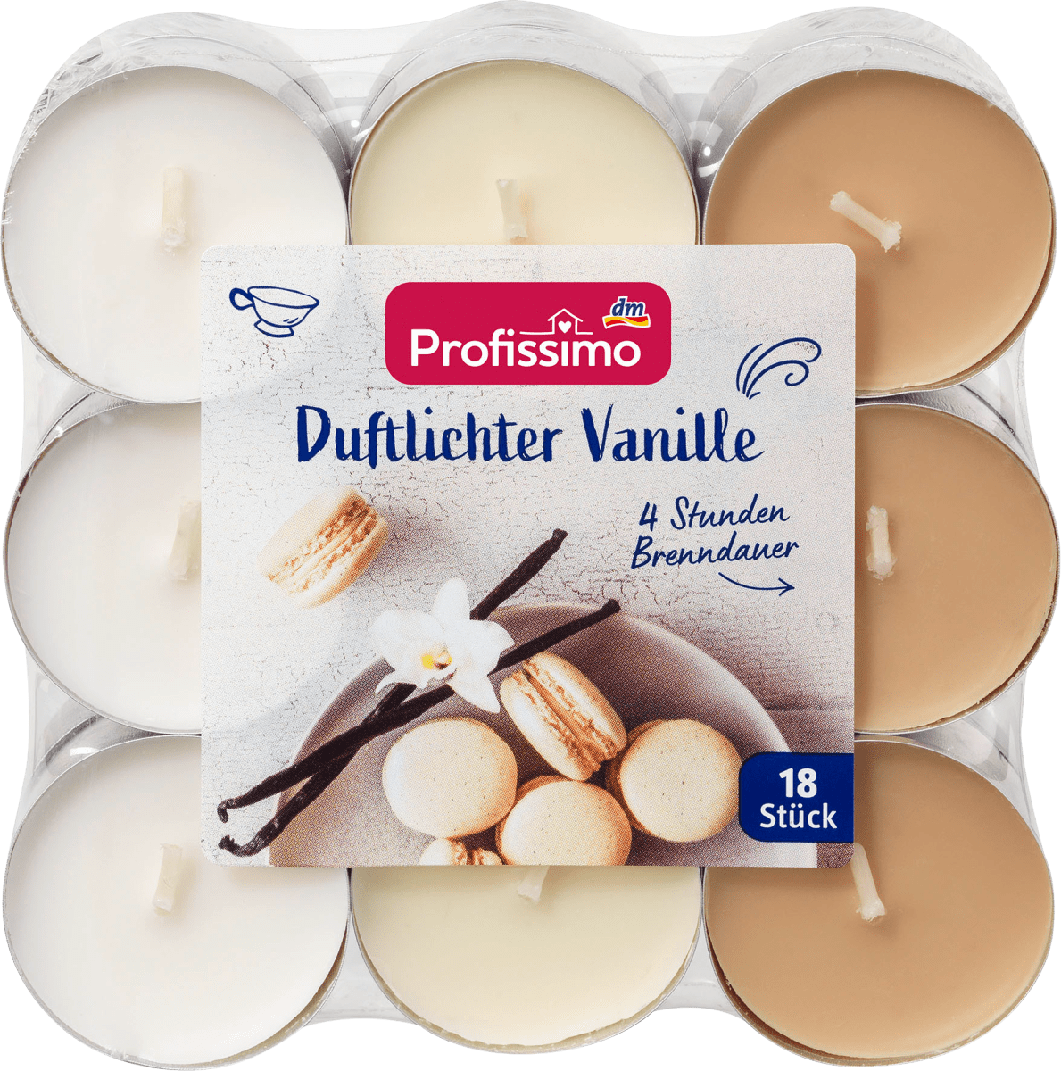 Duftlichter Vanille, 18 St