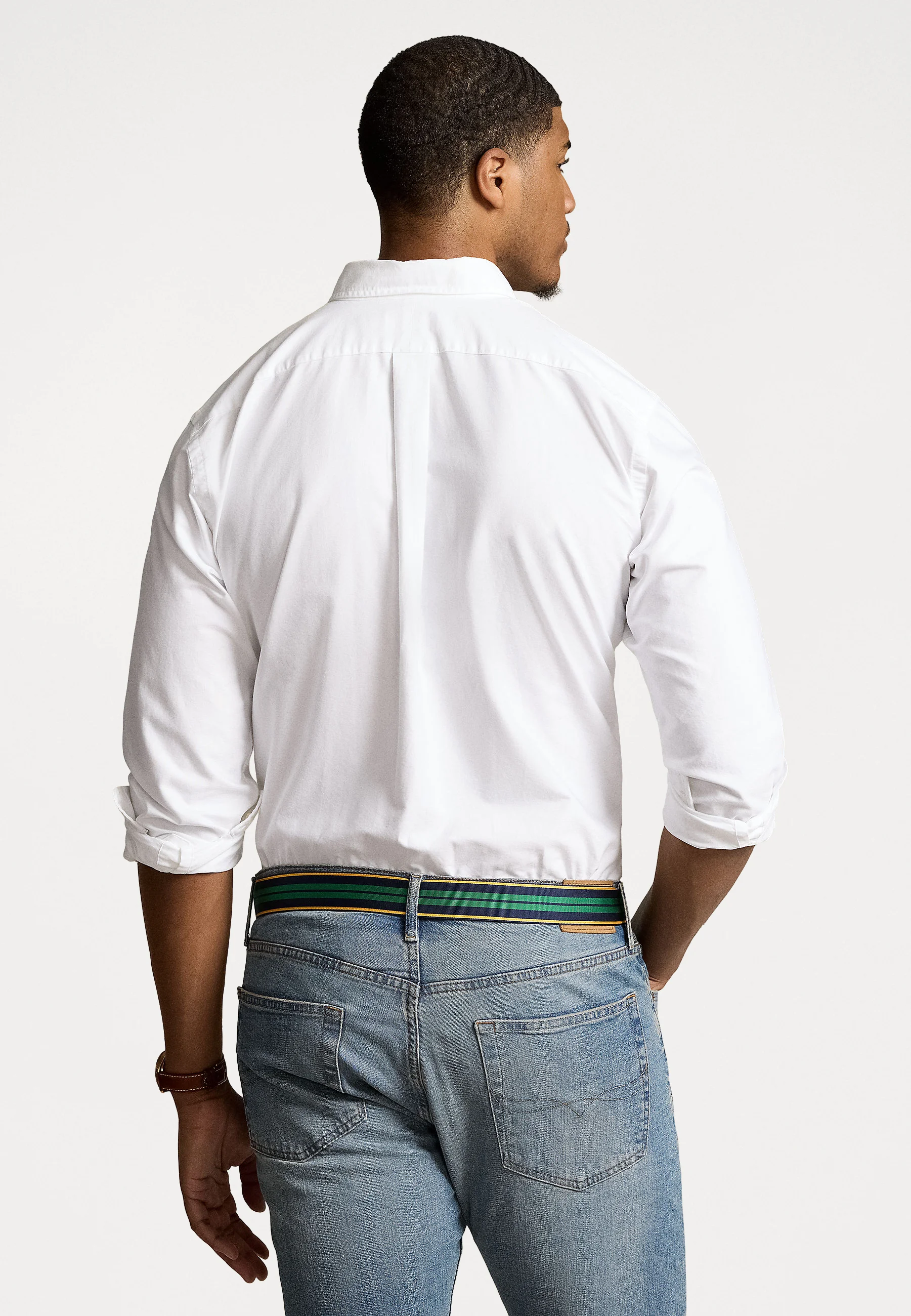 Camisa Oxford con diseño de oso de polo Ralph Lauren Big & Tall - Camisa