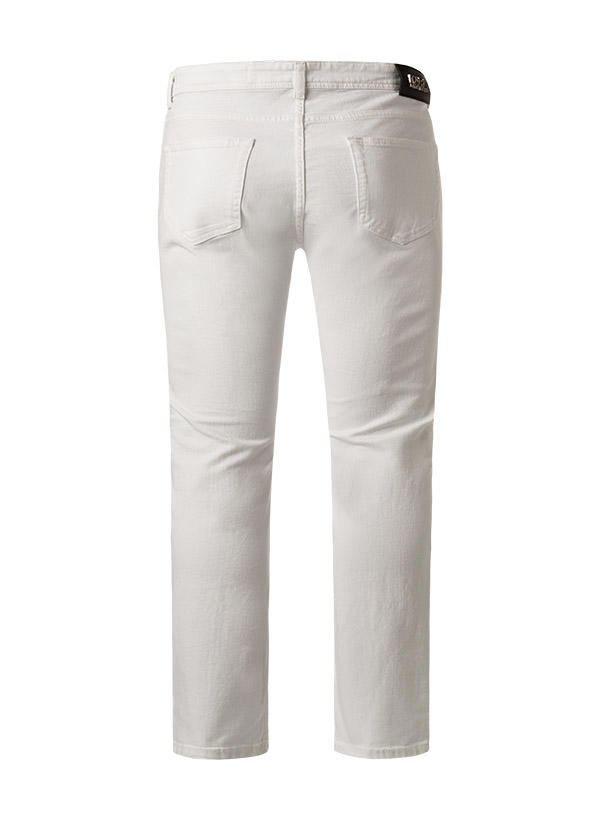 KARL LAGERFELD, Jeans, Regular Fit, Baumwoll-Stretch, weiß