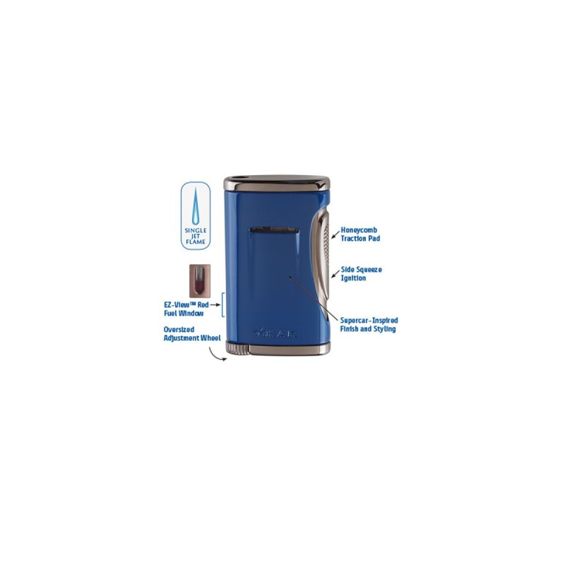 Feuerzeug Jetflamme Xikar Xidris single jet Blue