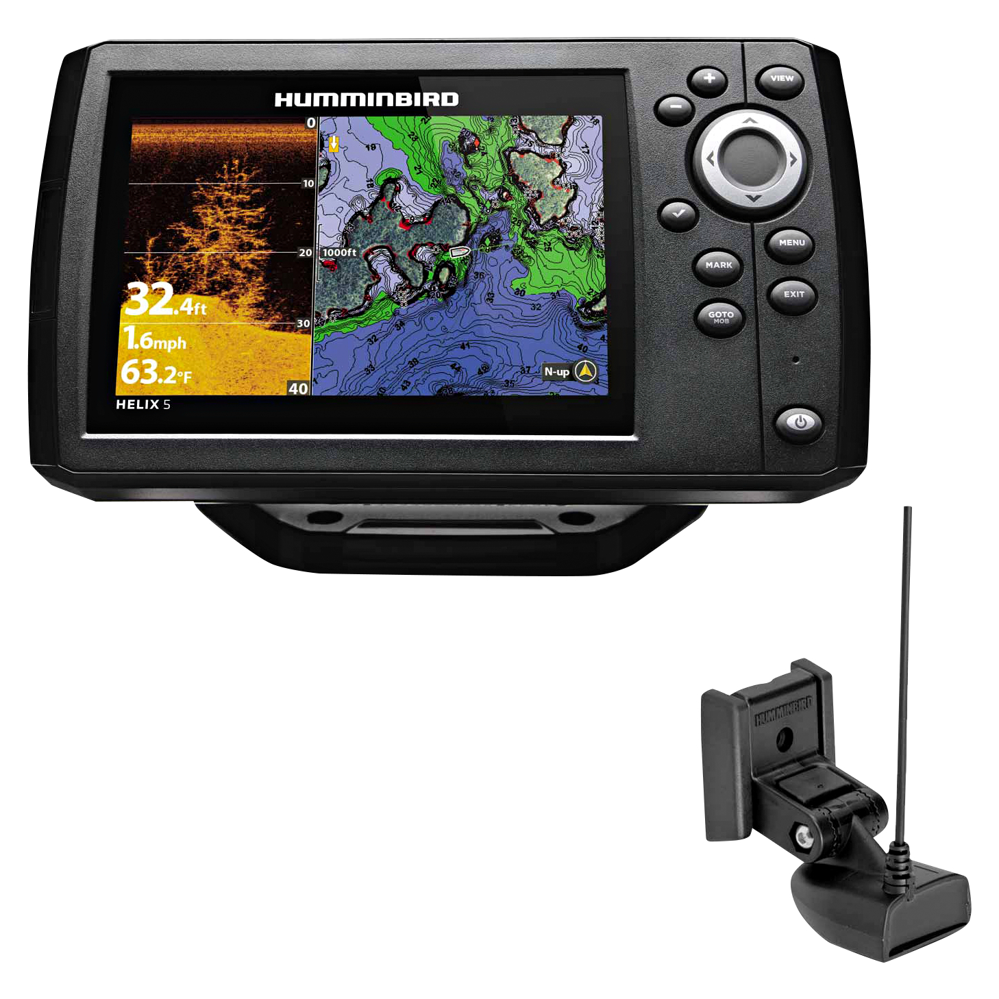 Humminbird Echolot Helix 5 CHIRP GPS DI G3