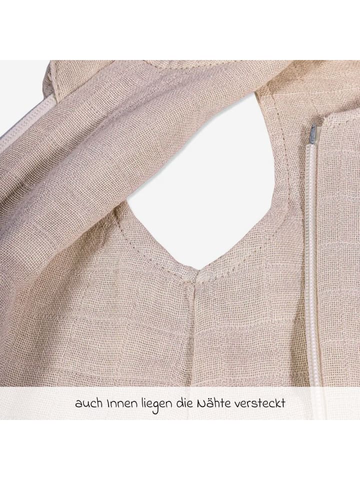 Makian Musselin-Schlafsack - Greige - in beige günstig kaufen