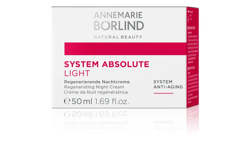 ANNEMARIE BÖRLIND SYSTEM ABSOLUTE Regenerierende Nachtcreme light 50 ml