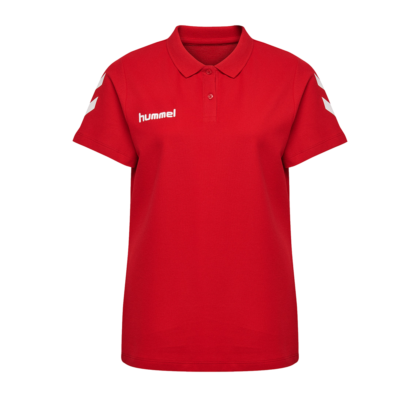 Hummel Cotton Poloshirt Damen Rot F3062