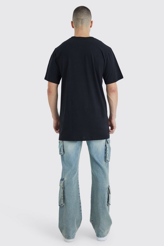 Tall T-Shirt mit Homme Bear Print