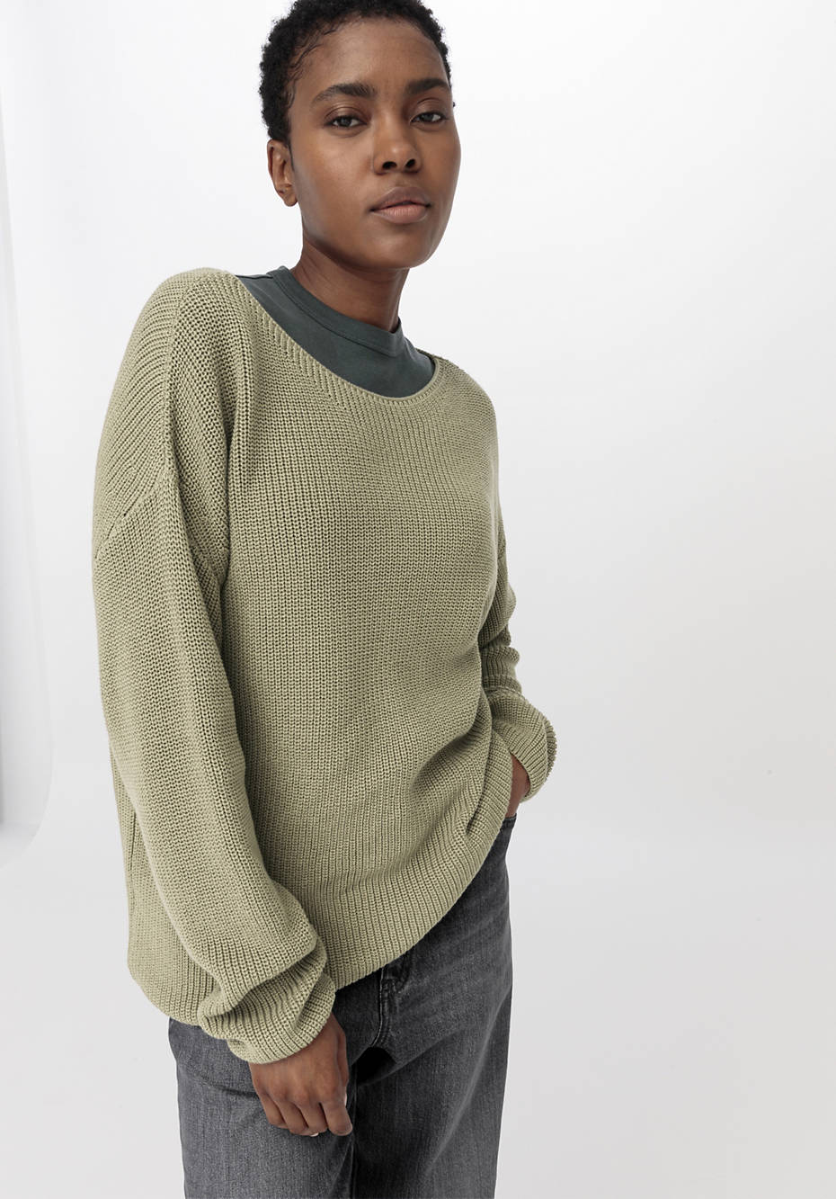Pullover aus reiner Bio-Baumwolle