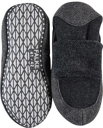 Falke, Serie Cosyshoes, Hausschuhe, Merinowolle, schwarz