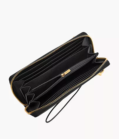 Fossil Zip Clutch Logan RFID