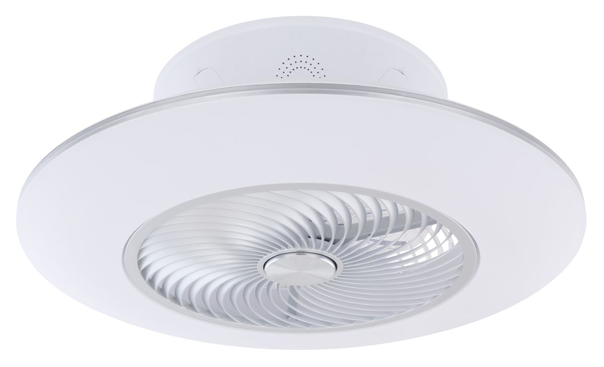 Globo Deckenventilator Kello Metall Weiß