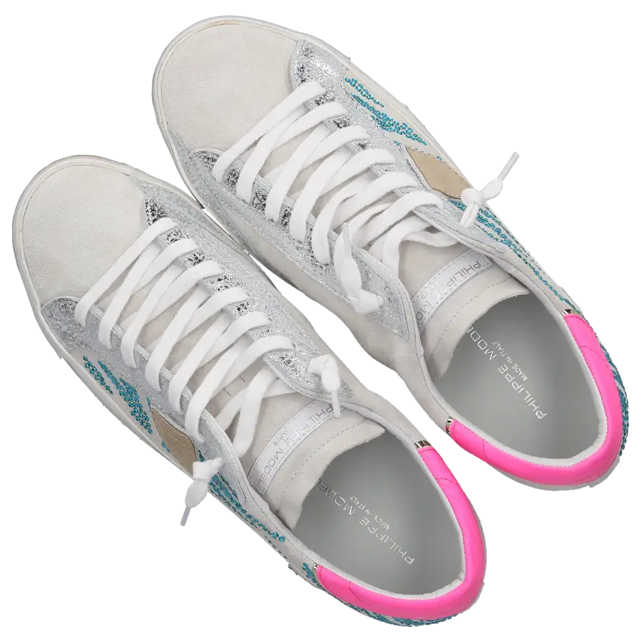 Philippe Model - Sneaker low PRSX Veloursleder - grau