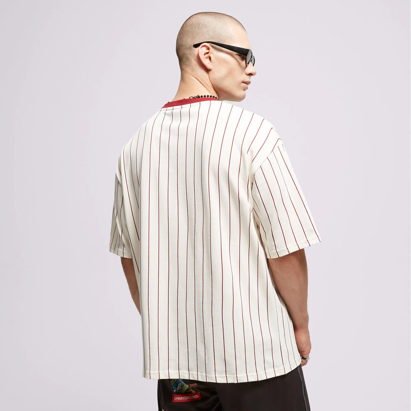 NEW ERA T-SHIRT NE PINSTRIPE OS NONE Weiß