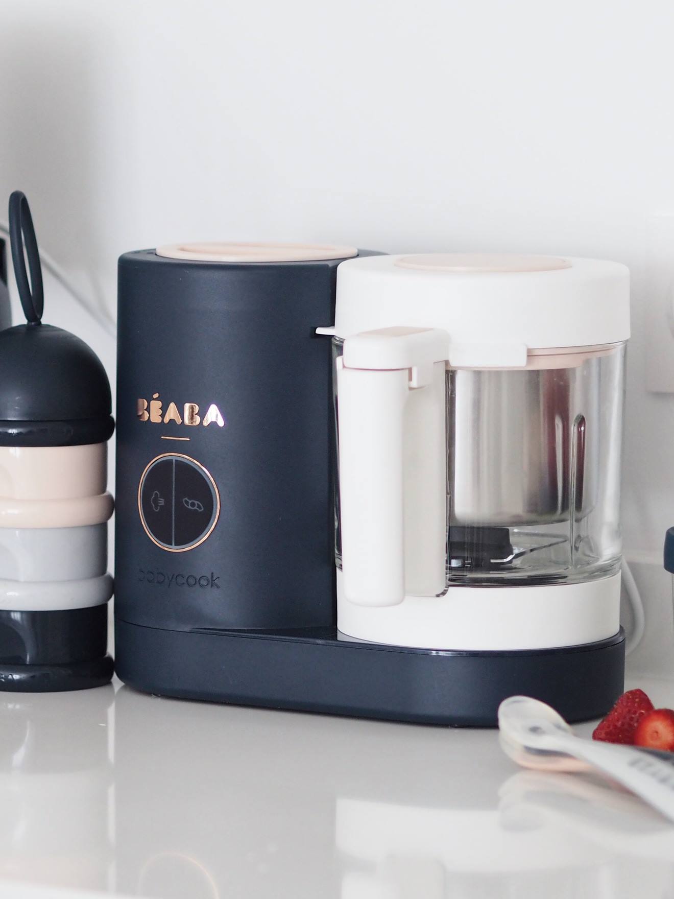 Beaba Babykostzubereiter Babycook NEO BEABA - dunkelblau/weiß
