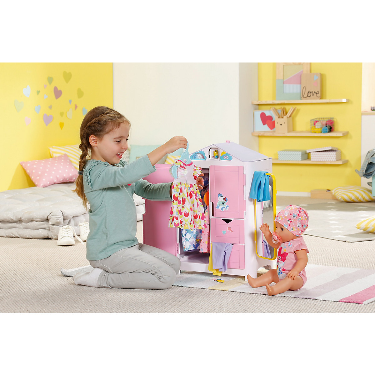 BABY born® 827987 Schrank mit Wetterente