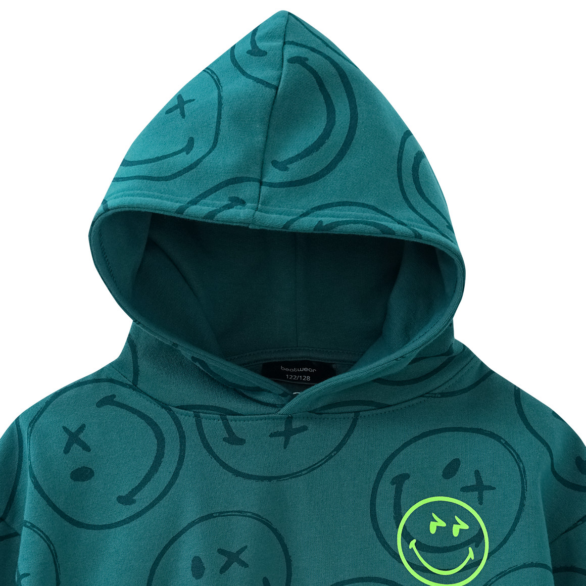 SmileyWorld Hoodie mit Allover-Print