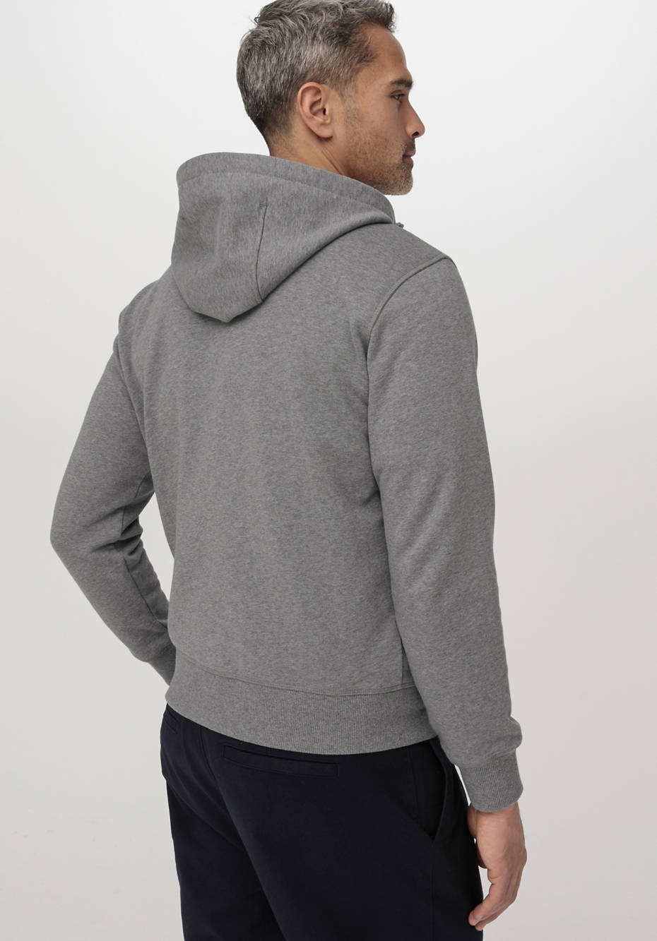 Sweatjacke aus reiner Bio-Baumwolle