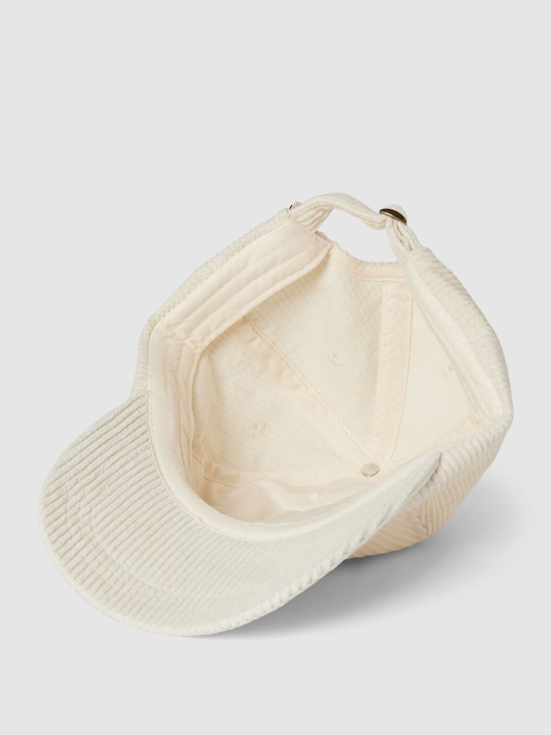 Cap aus Cord Modell 'Cord Surf' in offwhite