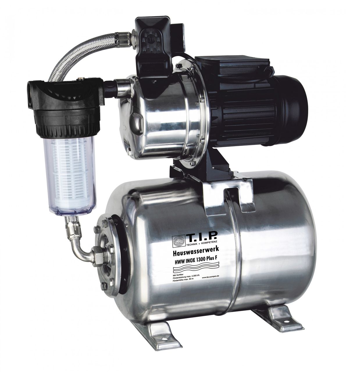 T.I.P. T.I.P Hauswasserwerke - Edelstahl HWW INOX 1300 Plus F