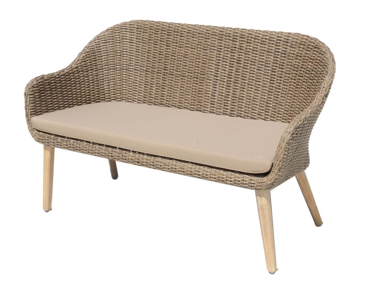 Garden Pleasure Harms Sofa & Stuhl Set PUEBLO, 3-teilig