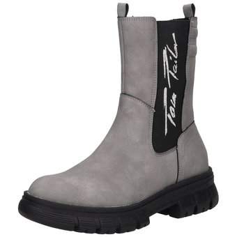 Tom Tailor Chelsea Stiefelette in grau