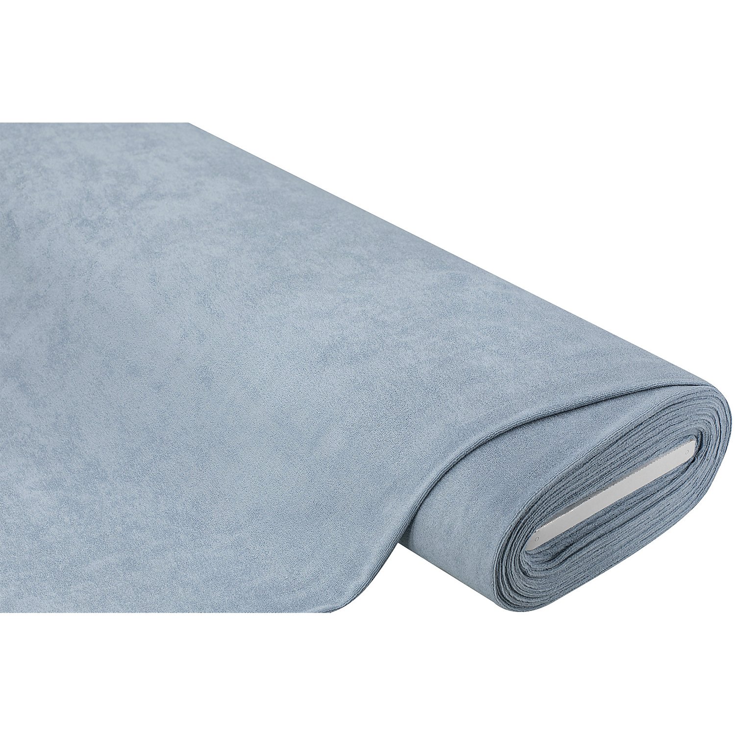 Frottee-Jersey, rauchblau
