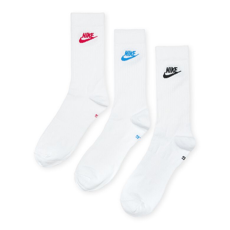 NIKE Sportswear Everyday Essential Crew Socks (3 Pack) multi-color
