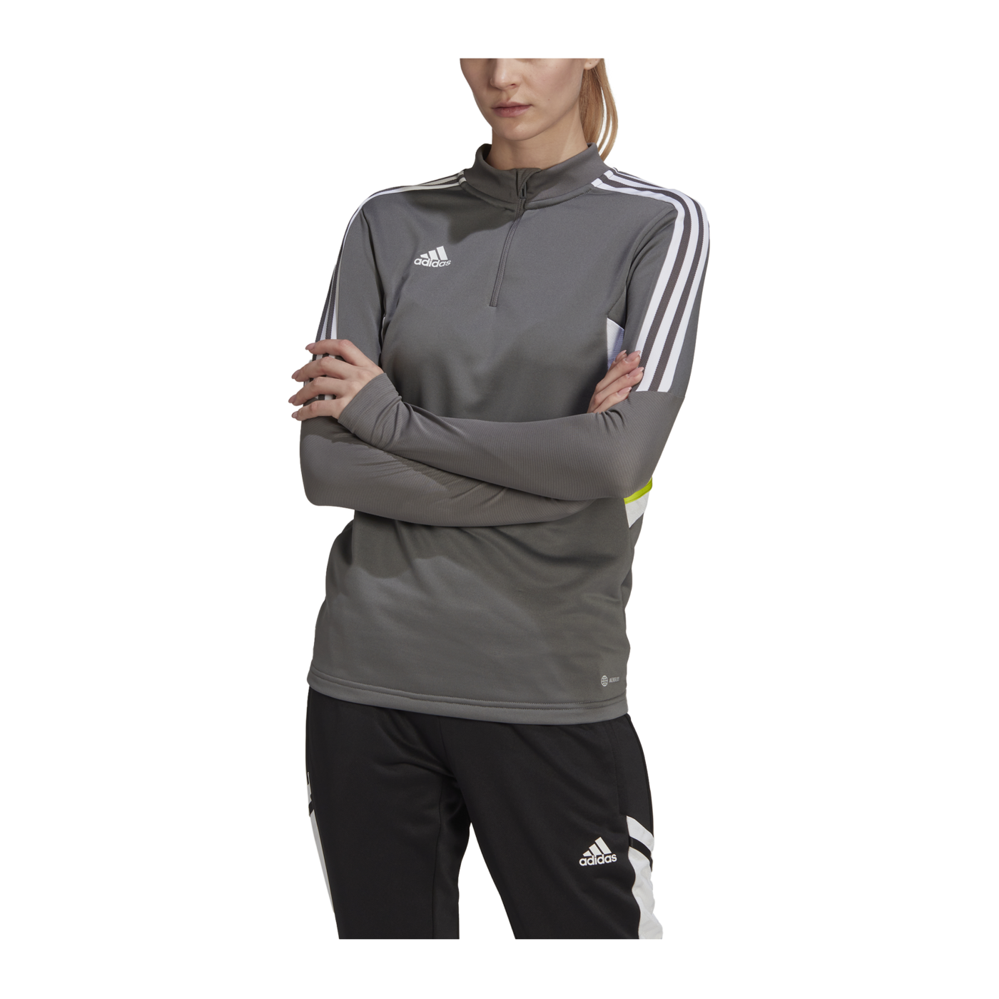 adidas Condivo 22 HalfZip Sweatshirt Damen Grau