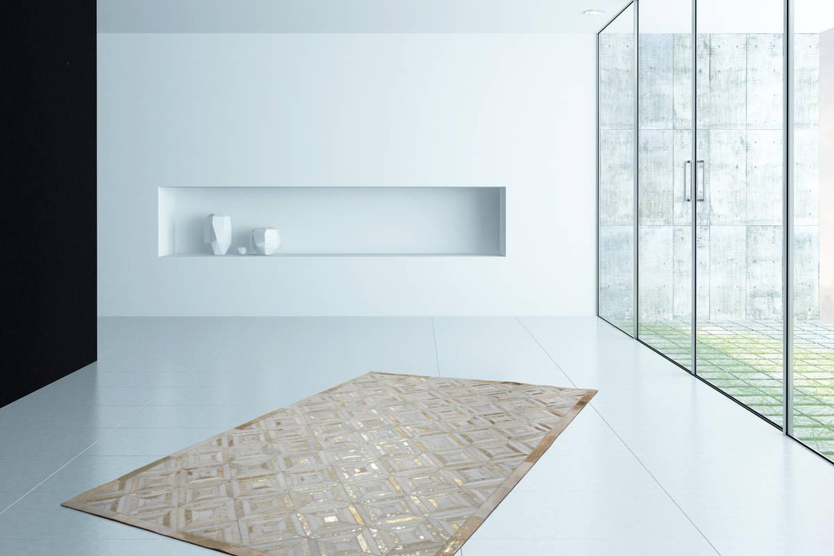 Kayoom Spark 410 Elfenbein / Gold 80cm x 150cm