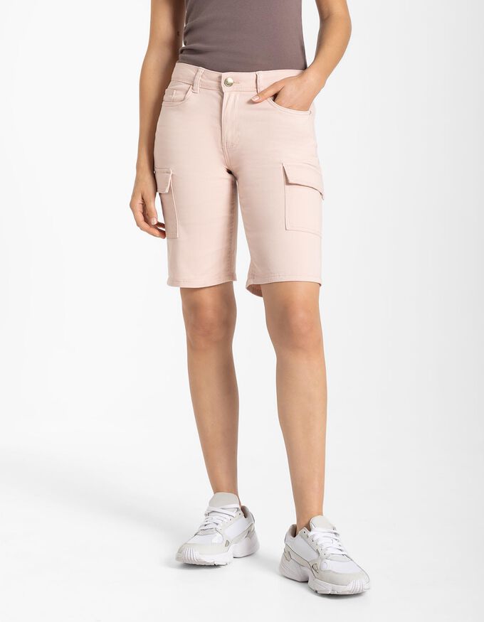 Bermuda- Aufgesetze Taschen